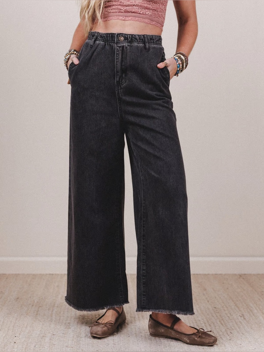 NWT Simply You Wide Leg Jeans